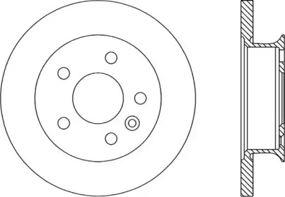 Тормозной диск OPEN PARTS BDR1585.10