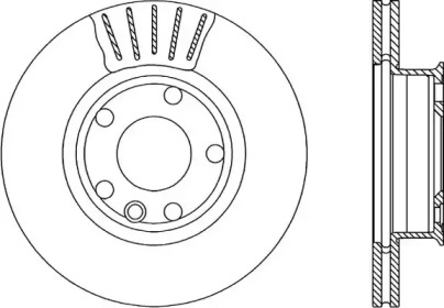 Тормозной диск OPEN PARTS BDR1589.20