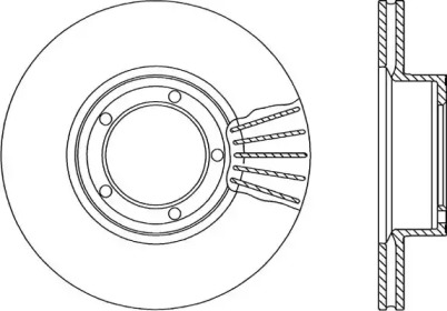 Тормозной диск OPEN PARTS BDR1664.20