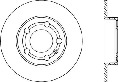 Тормозной диск OPEN PARTS BDR1668.10