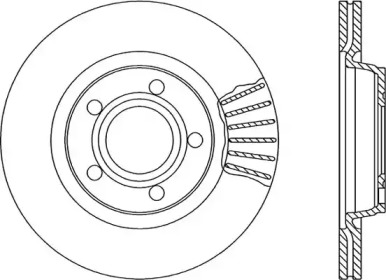 Тормозной диск OPEN PARTS BDR1731.20