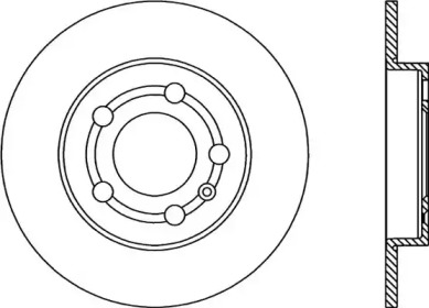 Тормозной диск OPEN PARTS BDR1745.10