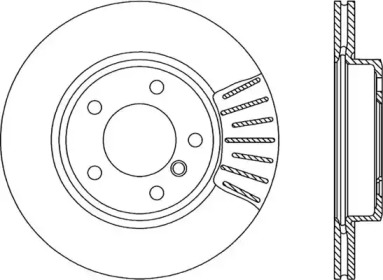 Тормозной диск OPEN PARTS BDR1757.20