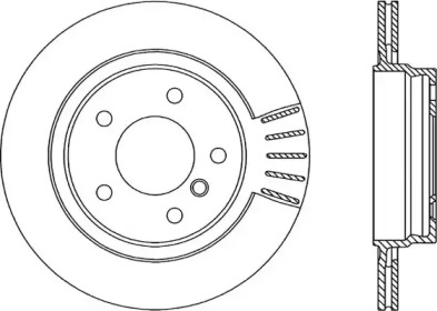 Тормозной диск OPEN PARTS BDR1758.20