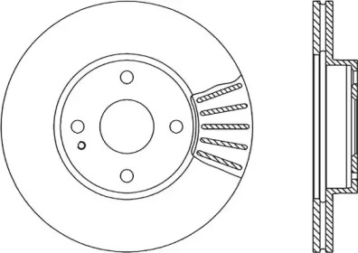 Тормозной диск OPEN PARTS BDR1780.20