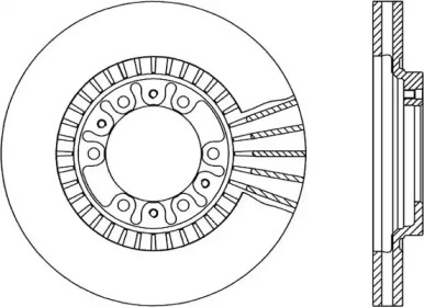 Тормозной диск OPEN PARTS BDR1789.20