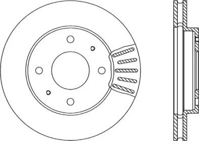 Тормозной диск OPEN PARTS BDR1794.20