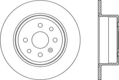 Тормозной диск OPEN PARTS BDR1804.10