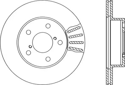 Тормозной диск OPEN PARTS BDR1818.20