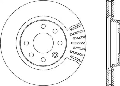 Тормозной диск OPEN PARTS BDR1845.20