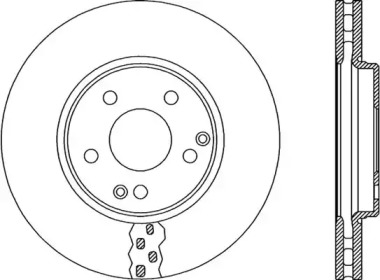 Тормозной диск OPEN PARTS BDR1863.20