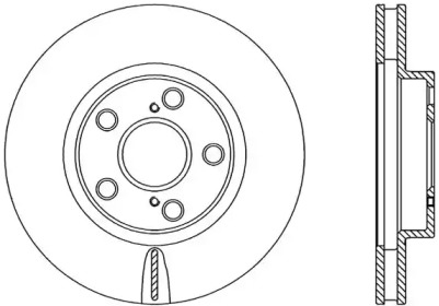 Тормозной диск OPEN PARTS BDR1874.20