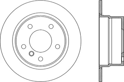 Тормозной диск OPEN PARTS BDR1890.10