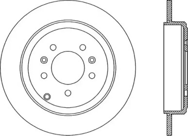 Тормозной диск OPEN PARTS BDR1892.10