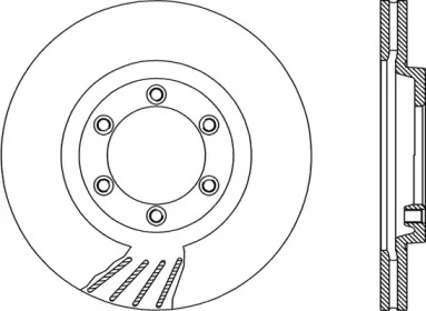 Тормозной диск OPEN PARTS BDR1913.20