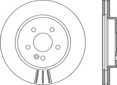 Тормозной диск OPEN PARTS BDR1915.20