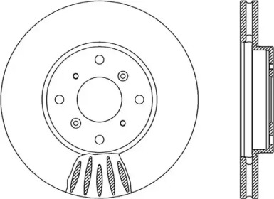 Тормозной диск OPEN PARTS BDR1918.20