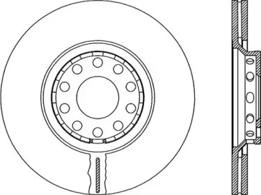 Тормозной диск OPEN PARTS BDR1924.20