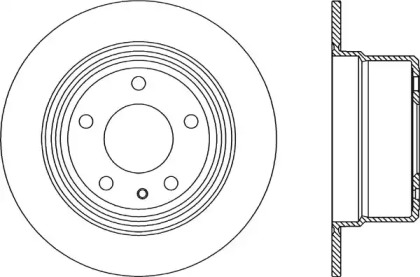 Тормозной диск OPEN PARTS BDR1927.10