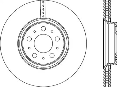 Тормозной диск OPEN PARTS BDR1976.20