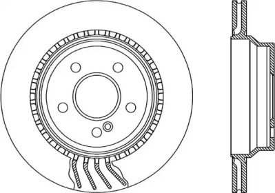 Тормозной диск OPEN PARTS BDR1996.20