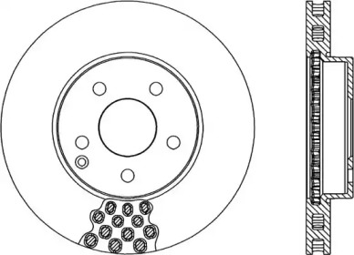 Тормозной диск OPEN PARTS BDR1998.20