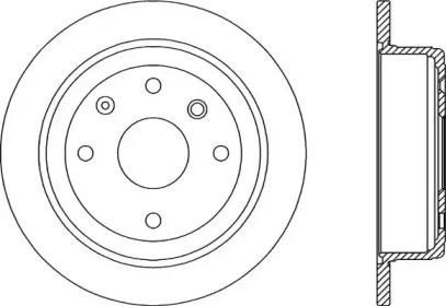 Тормозной диск OPEN PARTS BDR2025.10