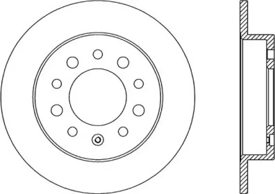 Тормозной диск OPEN PARTS BDR2048.10