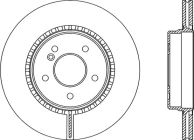 Тормозной диск OPEN PARTS BDR2065.20