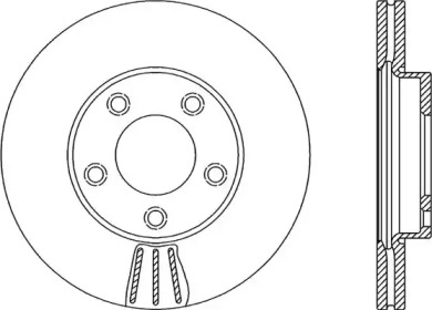 Тормозной диск OPEN PARTS BDR2142.20