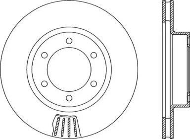 Тормозной диск OPEN PARTS BDR2149.20