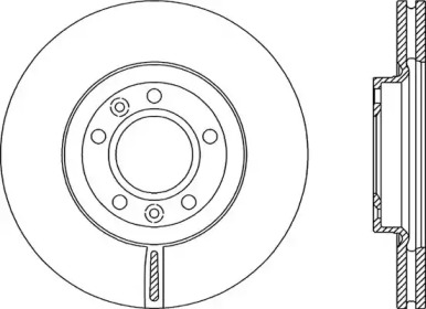 Тормозной диск OPEN PARTS BDR2158.20