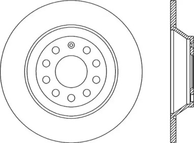 Тормозной диск OPEN PARTS BDR2178.10