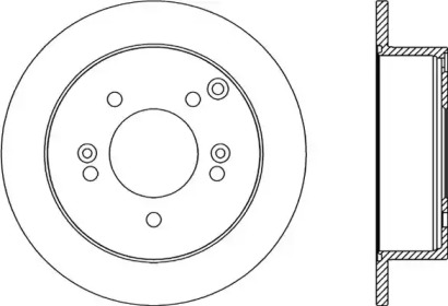 Тормозной диск OPEN PARTS BDR2182.10