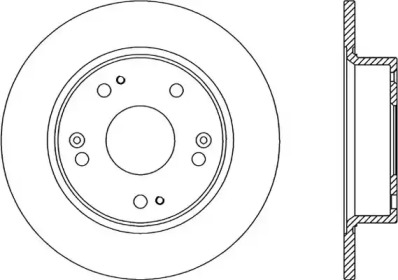 Тормозной диск OPEN PARTS BDR2185.10