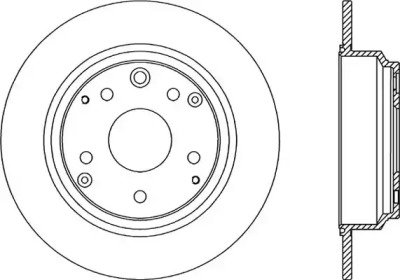 Тормозной диск OPEN PARTS BDR2188.10