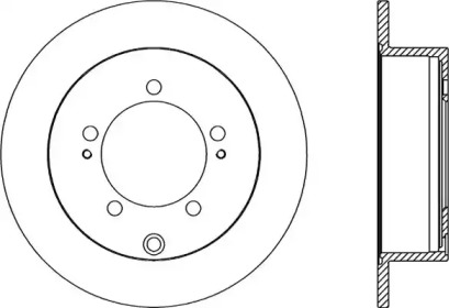 Тормозной диск OPEN PARTS BDR2189.10