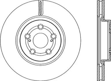 Тормозной диск OPEN PARTS BDR2192.20