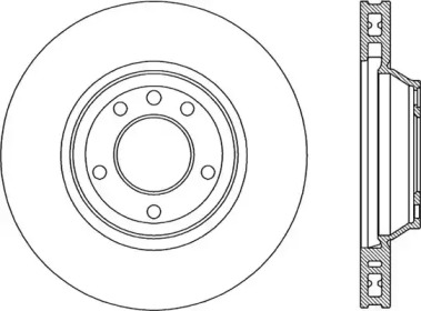 Тормозной диск OPEN PARTS BDR2194.20