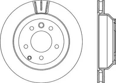 Тормозной диск OPEN PARTS BDR2195.20