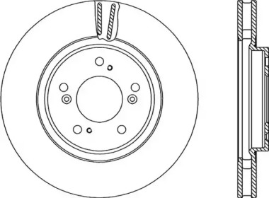 Тормозной диск OPEN PARTS BDR2202.20