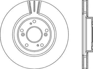 Тормозной диск OPEN PARTS BDR2209.20