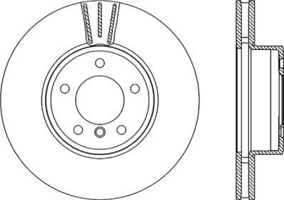 Тормозной диск OPEN PARTS BDR2215.20