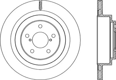 Тормозной диск OPEN PARTS BDR2219.20