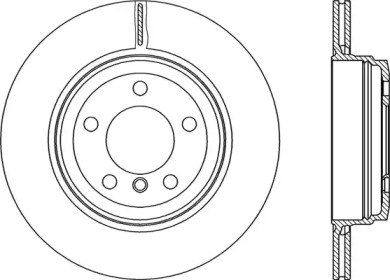 Тормозной диск OPEN PARTS BDR2221.20