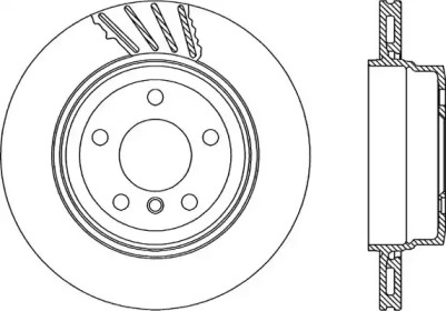 Тормозной диск OPEN PARTS BDR2235.20