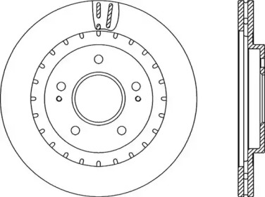 Тормозной диск OPEN PARTS BDR2239.20