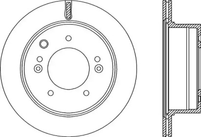 Тормозной диск OPEN PARTS BDR2241.20