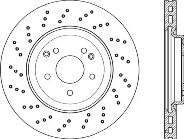 Тормозной диск OPEN PARTS BDR2244.25