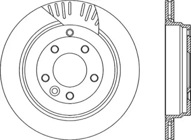 Тормозной диск OPEN PARTS BDR2256.20